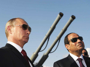 Putin e Al Sisi. Foto tratta da www.crudiezine.it