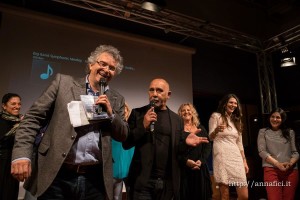 Il regista Giuseppe Giglioroso insieme a Paride Bendassi, protagonista del film insieme a Salvo Piparo