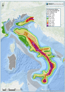 Terremoti: mappa del rischio sismico in Italia