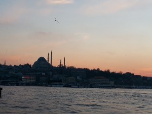 Tramonto invernale a Istanbul. Foto di Giusi Andolina