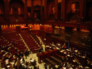 Aula di Montecitorio. Foto tratta da Wikipedia