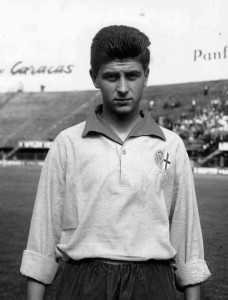 Gianni Rivera con la maglia dell'Alessandria.