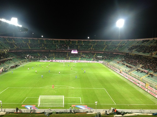 Stadio Barbera in Palermo-Frosinone  4-1. Foto di Gabriele Bonafede