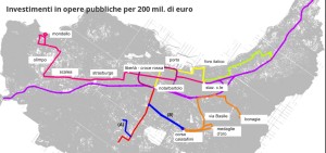 Nuove linee tram mappa
