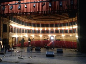 Teatro Biondo, vista la palcoscenico