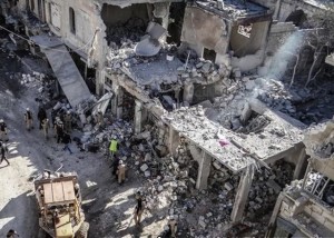 Foto tratta dal rapporto di Amnesty International sulle vitti,me civili provocate dai raid russi in Siria. Il rapporto è della prima metà del dicembre 2015.