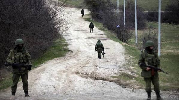 Check point in Crimea