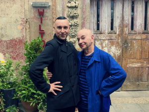 Ernesto Tomasini con Lindsay Kemp