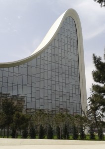 Heydar Aliyev Centre di Zaha Adid a Baku, azerbaijan