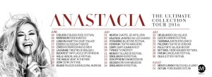 Le date del tour di Anastacia in Italia