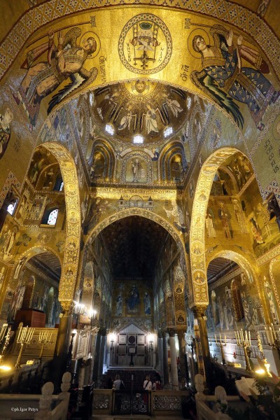 Palermo 21�42015 ( FOTO PETYX PALERMO) nella foto: la cappella Palatina, sito Unesco