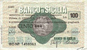 Il Banco di Sicilia batteva moneta...