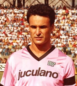 Ranieri con maglia del Palermo.