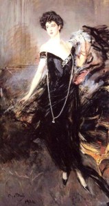 Donna Franca Florio nel celebre ritratto di Giovanni Boldini