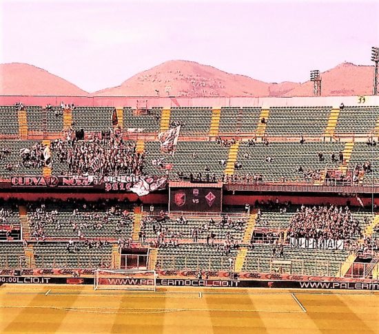 Stadio Barbera Curva Nord in Palermo Fiorentina 2-0 foto di Gabriele Bonafede 3 M