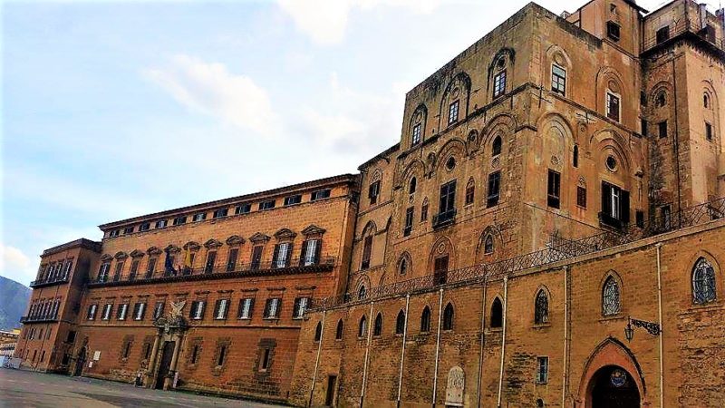 Palazzo Reale a Palermo, sede dell'Assemblea Regionale Siciliana (ARS). Foto di Giusi Andolina