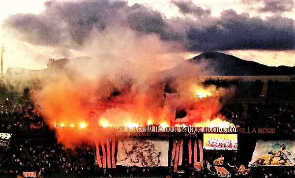 Festa Curva Nord stadio Barbera T M