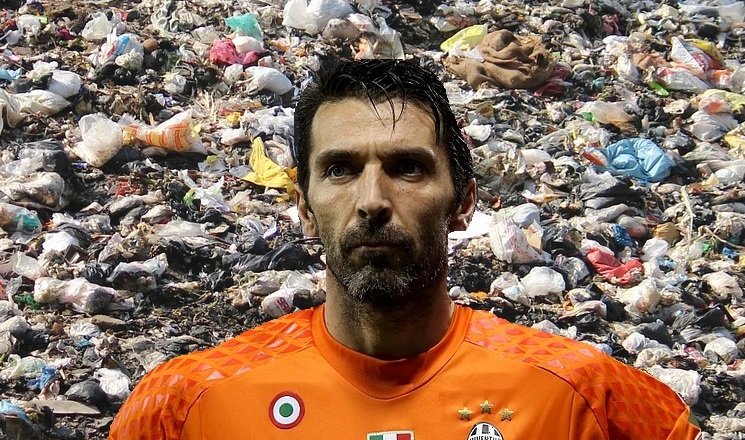 Buffon e immondizia OK