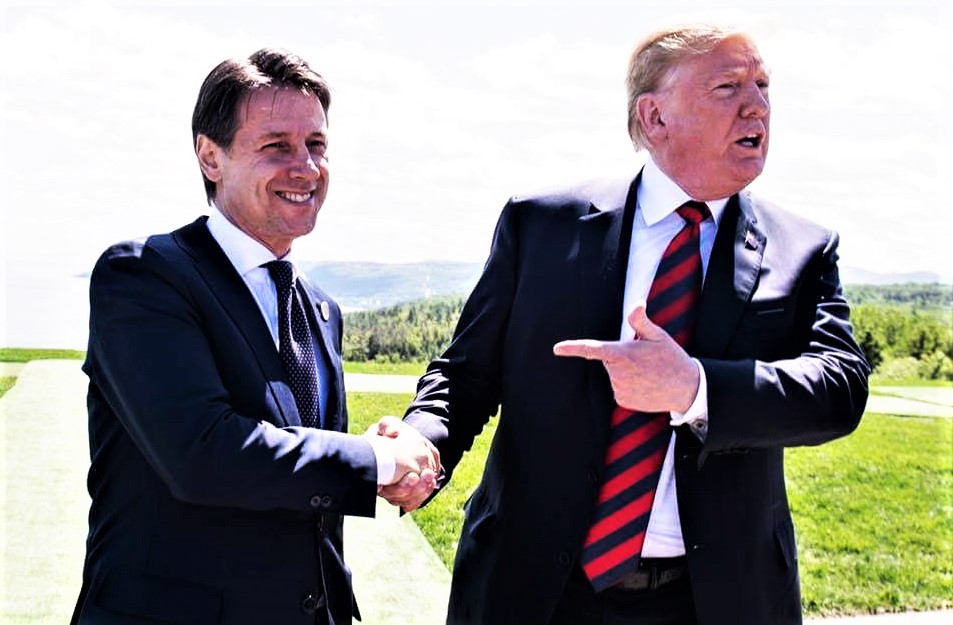 Trump incontra Conte zoom T