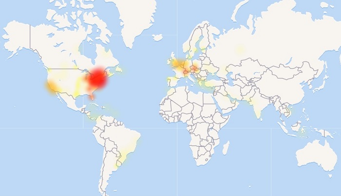 Google mappa interruzioni ora italiana 23.22  del 2 giugno 2019