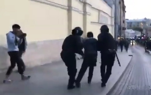 Disable arrestato in Russia 10 agosto 2019 1 zoom