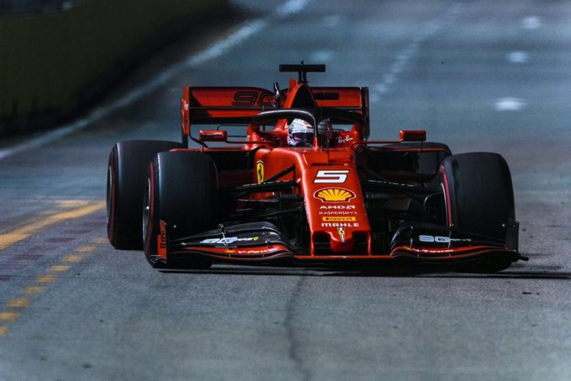 Ferrari F1 Vettel n 5 Singapore prima le italiane rosse
