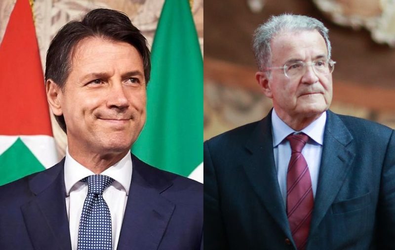 Giuseppe Conte e Romano Prodi