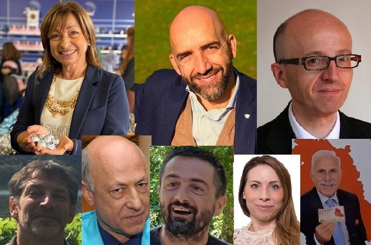 Gli otto candidati a presidente in Umbria, elezioni 2019