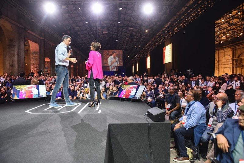 Matteo Renzi alla Leopolda 10  (ottobre 2019)