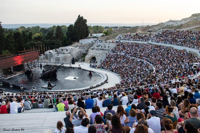 Teatro greco di Siracusa foto tratta da pagina FB della Fondazione Inda 1