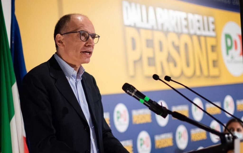 Enrico Letta da pagina FB 2 M