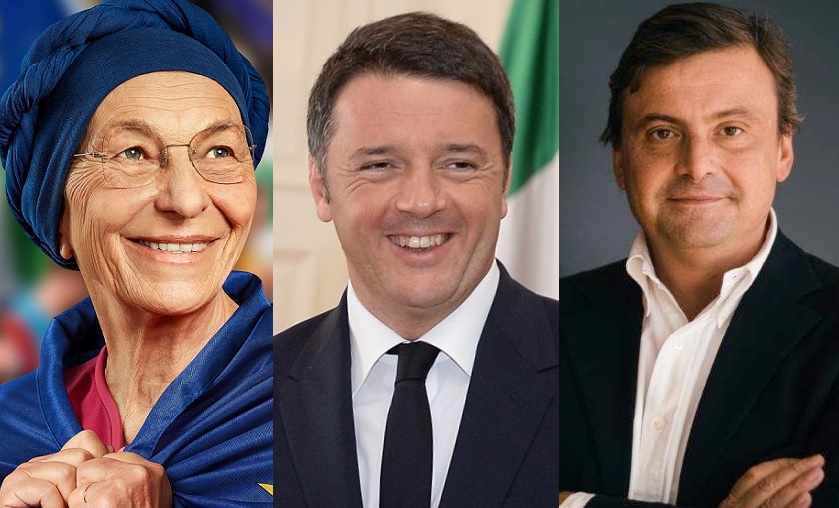 Unità dei riformisti Bonino Renzi Calenda