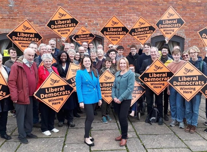 Liberal Democrats crush Conservatives in their stronghold Cover Helen Morgan M